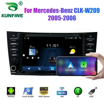 2 Din Android autorádia Pre Benz E-W211/E200 2002-2008 Auto Stereo Automobilových Multimediálnych Video DVD Prehrávač, GPS Navigáciu Carplay