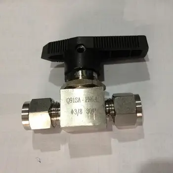 304 Nerezovej Ocele Kompresie Montáž guľového ventilu brány Ventil Vody Plynový Olej