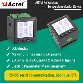 Acrel ARTM-Pn Vysoké Napätie Prepojovacia Online Diaľkové Temp Monitor Bezdrôtový Regulátor Teploty