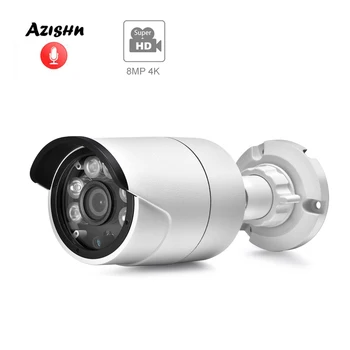 AZISHN H. 265+ Audio IP Kamera 4K 8MP 1/2.7