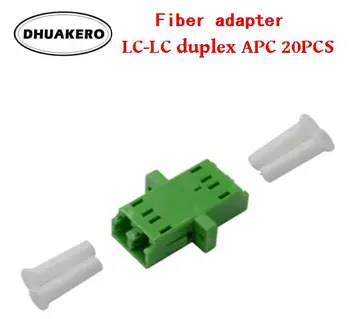doprava zadarmo AB34C LC-LC 20pcs APC duplex SM mode optického spojka príruby konektor pre adaptér