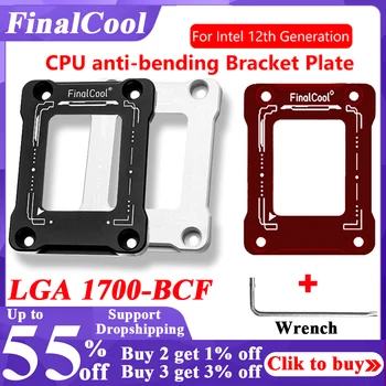 FinalCool LGA 1700-BCF Intel 12. Generácia CPU Ohýbanie Opravy CNC Hliníkové Upevňovacie Spony LGA1700/1800 Pracky Fix Substitut