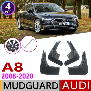 Mudflap na Audi A8 D3 D4 D5 2008~2020 Blatník Mud Guards Klapka Splash Klapky Blatníky Doplnky 2009 2010 2011 2015 2018 2019