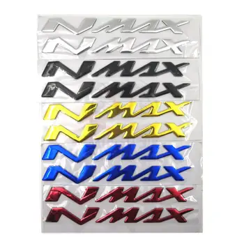 Pre Yamaha NMAX155 N-MAX125 NMAX150 Motocykel odtlačkový aršík Nálepiek, Znak, Odznak 3D Odtlačkový Zdvihol Nádrž Kolesa Obtlačky Nášivka Znak