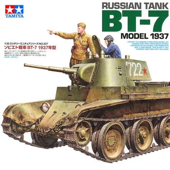 Tamiya 35327 1/35 ruský Tank BT-7 Model 1937 Montáž Model Budovy Súpravy Pre Gundam Vojenské Hobby Zber