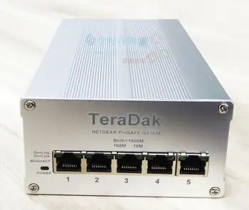 TeraDak Netgear GS105E 5-port 1000M Gigabit network management prepínač magic aktualizácia aktualizácia OCXO crystal oscilátor