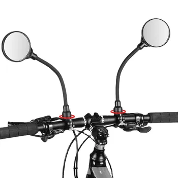 Univerzálne Cyklistické Spätné Zrkadlo Nastaviteľné širokouhlý Cyklistické Motocykel Spätné Zrkadlá Cestnej Bike MTB Riadítka Reflektor