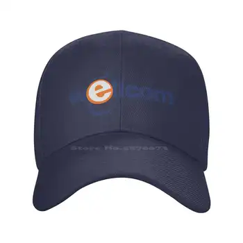 Wellcom Logo Tlače Grafiky Bežné Denim spp Pletené klobúk Baseball cap