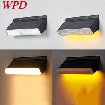 WPD Solárne Vonkajšie Nástenné Svietidlá Moderný Vodotesný IP67 LED Sconces Lampa Terasa pre Domáce Balkón