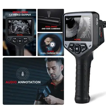 Autel Maxivideo MV480 Dual - Fotoaparát Digitálny Videoscope Inšpekcie Fotoaparát Endoskop s 8,5 mm Hlavu Imager Pre Auto/Steny