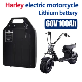 Harley elektrické auto, lítiové batérie, nepremokavé 18650 Batérie 60V 100Ah pre dve Kolieska Skladacia citycoco elektrický skúter bicykli