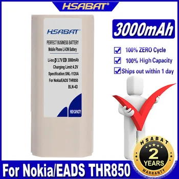 HSABAT MLD-4 MLD-4D Batéria 3000mAh pre Nokia/EADS THR850, prijímac thr880, THR880i, THR880i Svetlo, Pre EADS HR7863AA, HT8668AA