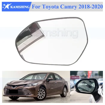 Kamshing Pre Toyota Camry 2018-2021 Kúrenie, Vonkajšie Spätné Zrkadlo, Sklo Bočné zrkadlo Objektív