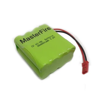 MasterFire Pôvodné 8x AAA 9.6 V 800mAh Ni-MH Batérie Nabíjateľné NiMH Batérie Pack s Konektormi pre RC Autá, Lode, Diaľkové Hračky