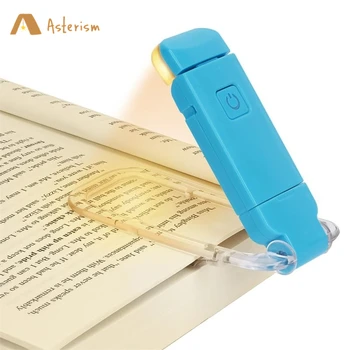 Mini LED Klip Knihy Svetlo USB Nabíjateľné Kniha Svetla na Čítanie, Jas Nastaviteľný Ochrana Očí Prenosné Záložku Prečítajte si Svetlo