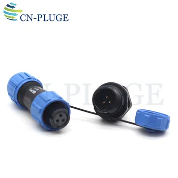 SP11 Series 3 Pin LED Napájací Kábel Konektor Priemyselné Zariadenia Nepremokavé Konektor Samica Plug & Male Zásuvka IP67
