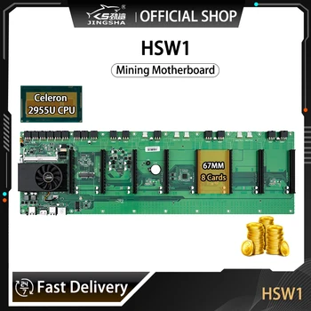 TÚV Ťažba Doske Podpora 8 GPU S 8PCIE X16 Slot na Palube Procesor SODIMM DDR3 RAM MSATA HD Pre ETH Baník Doska
