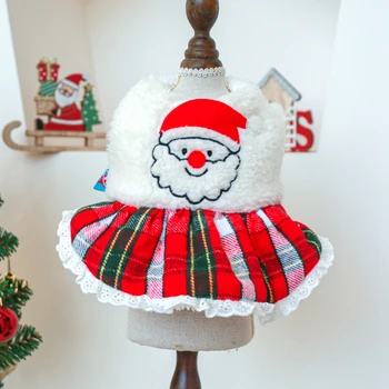 Vianočné Oblečenie Pre Psy, Winter Classic Santa Bunda, Kabát Šteňa S Kapucňou Strany Darček Kostým Výrobky Pre Domáce Zvieratá, Pes Príslušenstvo