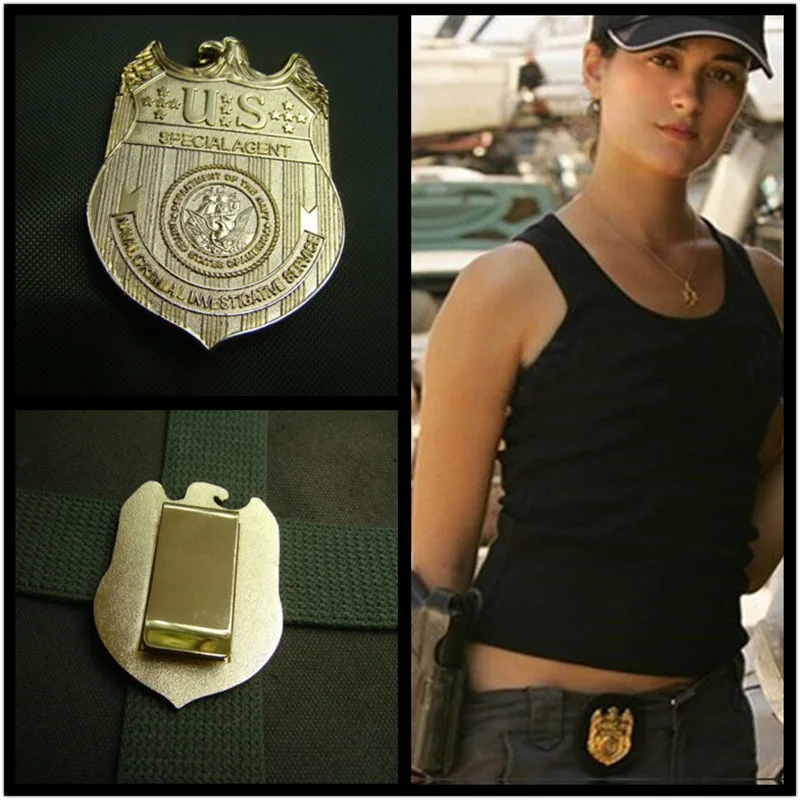 NCIS Odznak Špeciálnych Agentov Naval Trestného Vyšetrovacie Služby Movie Full Metal Zlatý Replika Pás Odznak Pin Halloween Cosplay