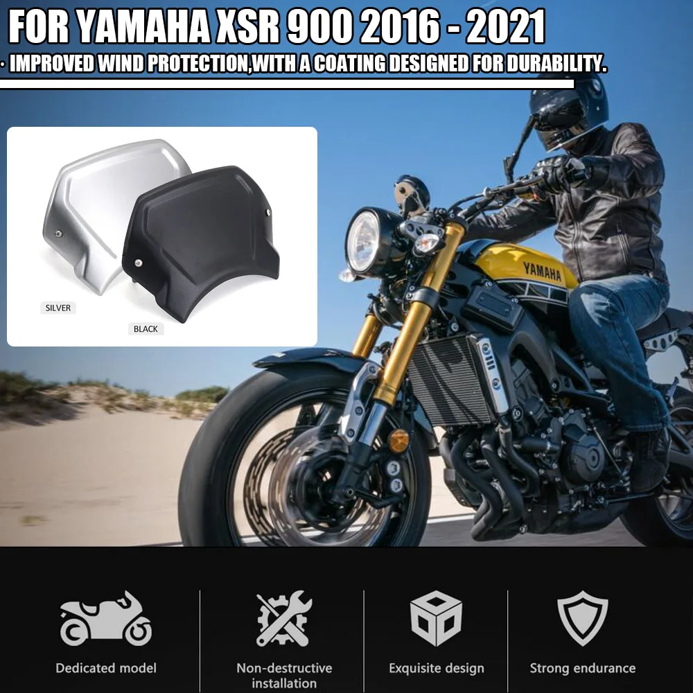 NOVÝ Motocykel Čelnej Dosky Čelné sklo čelné Sklo Deflektor Pre YAMAHA XSR900 XSR-900 2016-2021 XSR 900 2017 2018 2019 2020