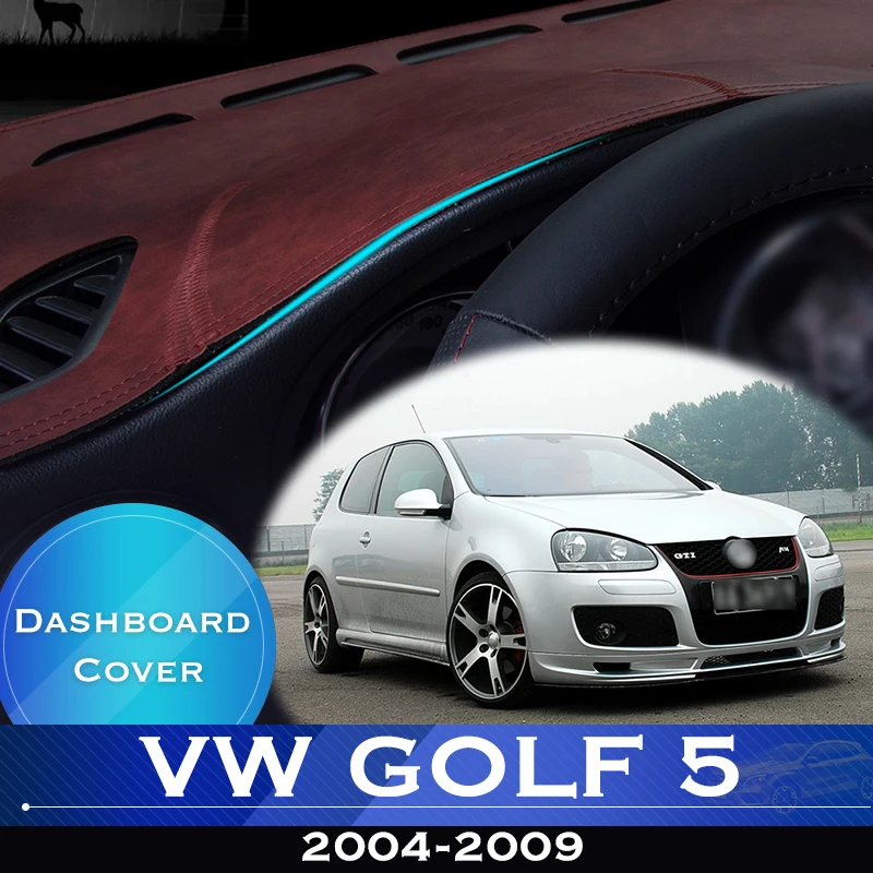 Pre Volkswagen VW Golf 5 MK5 2004-2009 1K Auto Tabuli Vyhnúť Light Pad Nástroj Platformu Stôl Kryt Kožené protišmyková Podložka